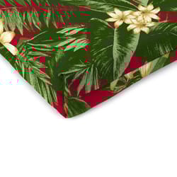 Jordan Manufacturing Multicolored Floral Polyester Seat Pad 17 in. W X 19 in. L
