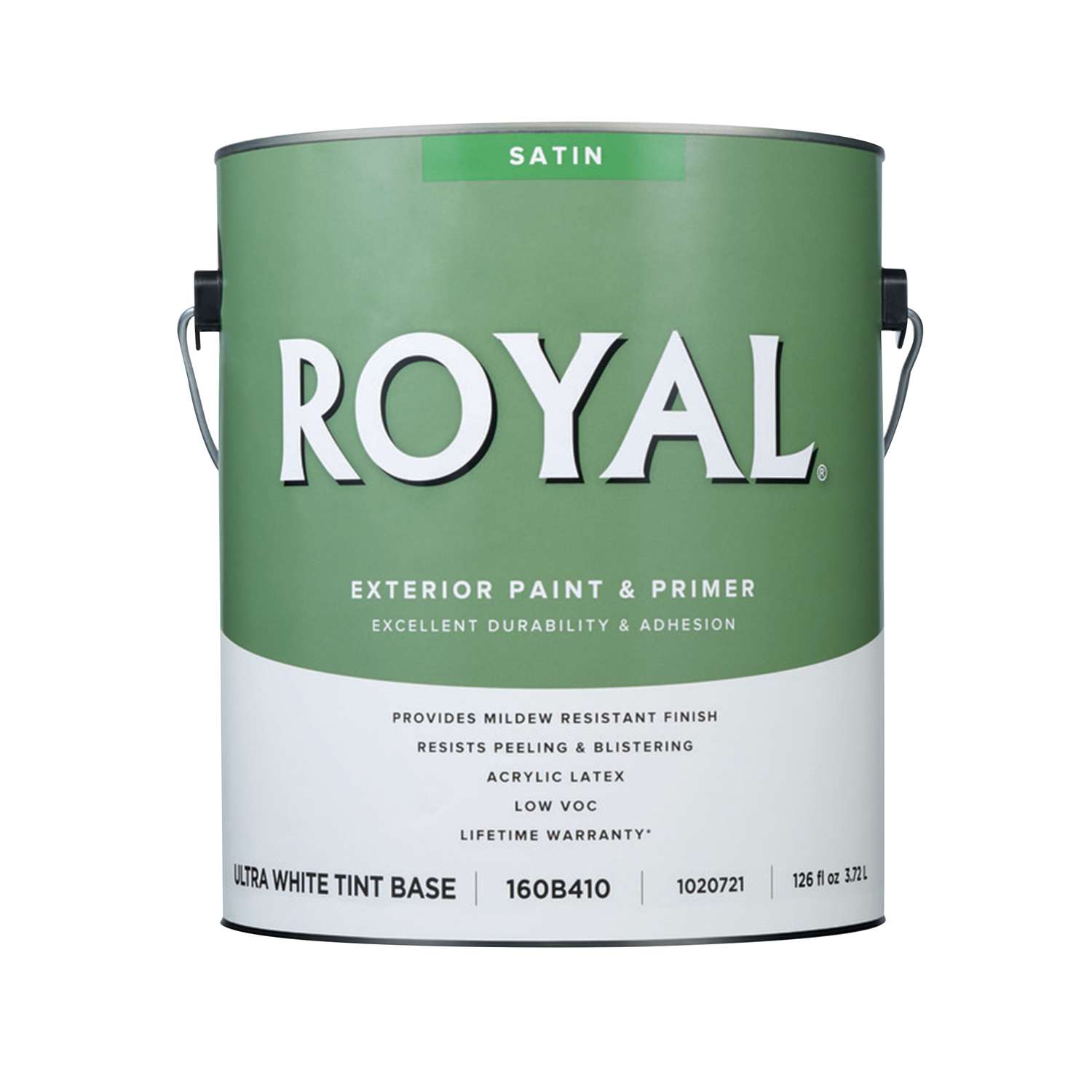 Royal Satin Tint Base Ultra White Base Paint Exterior 1 gal. Ace Hardware