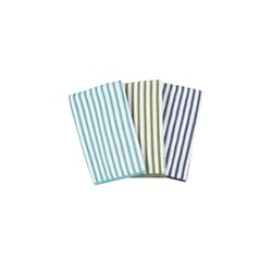 Ritz Assorted Polyester Stripes Bar Mop Dish Cloth 3 pk