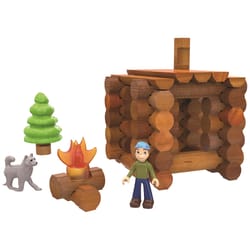 Lincoln Logs America's National Toy On The Trail Toy Wood Multicolored 60 pc