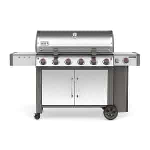 Weber  Genesis II LX S-640  6 burners Propane  Grill  Stainless Steel  72000 BTU 