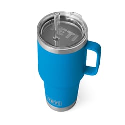 YETI Rambler 35 oz Big Wave Blue BPA Free Straw Mug