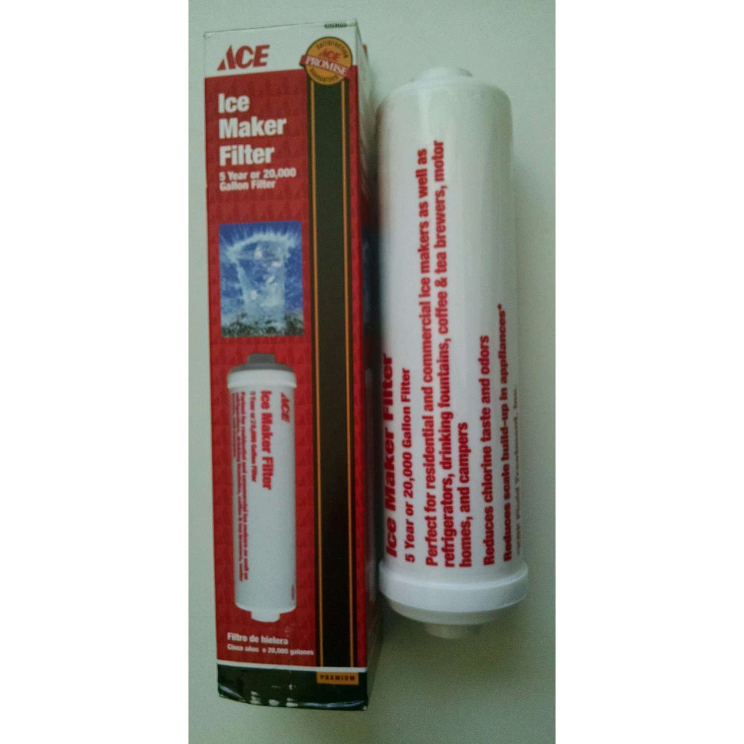 Ice Maker Filter - Inline Water Filter Kit & Cartridge TOS-16 - Filter for  Icemaker and Coffee Maker - Ice Machine Water Filter Purifier - Commercial