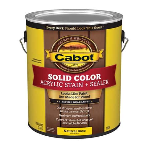 Cabot Solid Color Acrylic Stain & Sealer