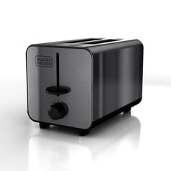 Black and Decker Stainless Steel Silver 2 slot Toaster 7.8 in. H X 7.8 in. W X 11.54 in. D