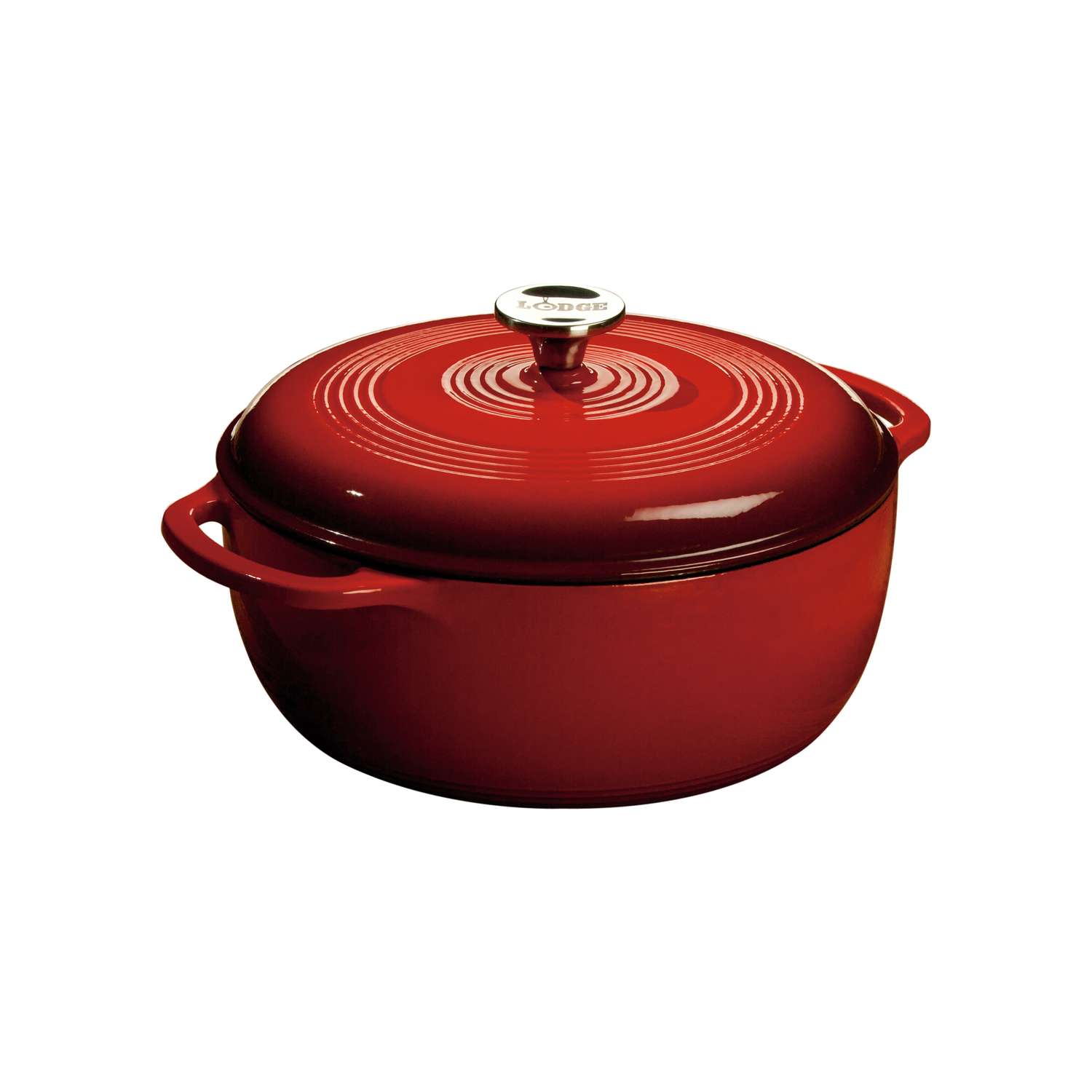 Lodge Dutch Oven 12 Inch 6 Quart Flanged Lid Feet Outdoor Cooking NEW Open  Box