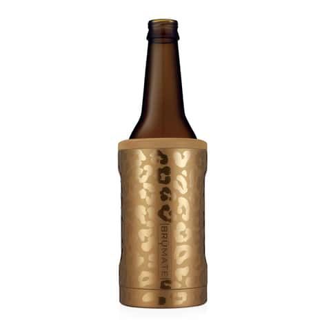 BruMate Hopsulator Bott'l 12 oz Leopard Gold BPA Free Bottle Insulator -  Ace Hardware