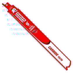 Diablo Steel Demon 9 in. Carbide Tipped Reciprocating Saw Blade 12 TPI 1 pk