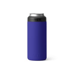 YETI Colster 12 oz No Sweat Offshore Blue BPA Free Slim Can Insulator