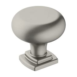 Amerock Surpass Transitional Round Cabinet Knob 1-1/4 in. D 1-3/16 in. Satin Nickel 1 pk