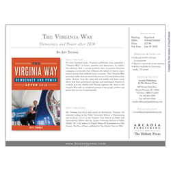 Arcadia Publishing The Virginia Way History Book