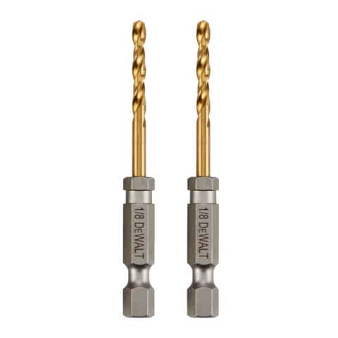 DeWALT 5/8 in. Metal Drill Bits, 5/8 in. HSS and 3/8 in. Shank, 2 pc. at  Tractor Supply Co.