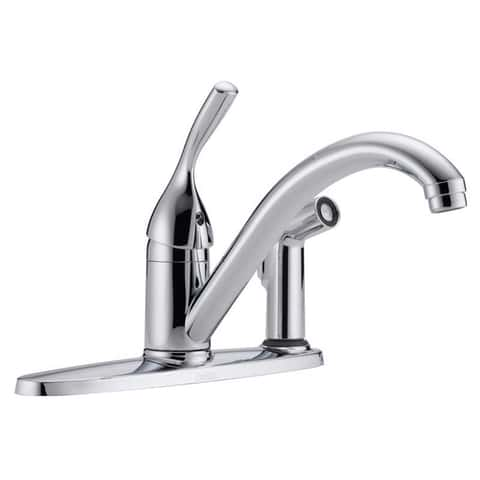 Chrome Plated Steel Faucet Spacer Over the Sink Shelf with Cutlery