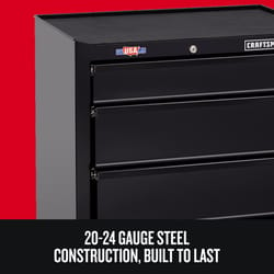 Craftsman 26 in. 4 drawer Steel Rolling Tool Cabinet 32 in. H X 18 in. D