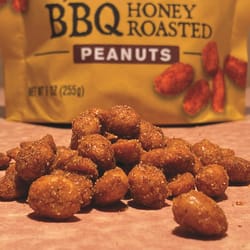 Rufus Teague Snacks Honey BBQ Peanuts BBQ Honey Roasted Peanuts 9 oz Bagged