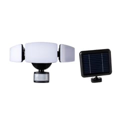 Glitzhome Dusk to Dawn Solar Powered LED White Security Floodlight