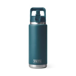 YETI Rambler 26 oz Agave Teal BPA Free Color Match Straw Cap Bottle with Straw Cap