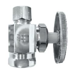 Ace FIP T Compression Brass Shut-Off Valve