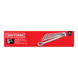 Craftsman 12 Point Metric Jumbo Combination Wrench Set 5 pc