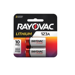 Rayovac Lithium 123A 3 V Camera Battery RL123A-2G 2 pk