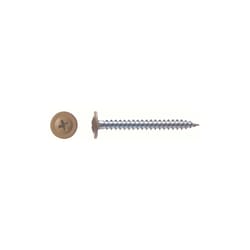 Big Timber No. 8 Sizes X 1-5/8 in. L Phillips Tan Fine Sharp Point Screws 131 pk
