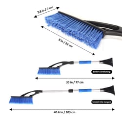 Ashok Trading 40.5 in. Extendable Ice Scraper/Snow Brush