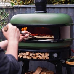 Gozney Dome 29 in. Natural Gas/Wood Outdoor Pizza Oven Olive Green