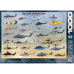 Eurographics Military Helicopters Jigsaw Puzzles Multicolored 1000 pc
