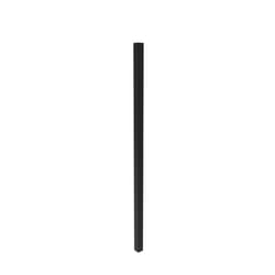 Fortress A2 6.5 ft. H X 2.5 in. W Powder Coated Black Aluminum End Post