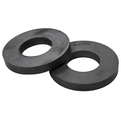 Magnet Source .225 in. L X 1.75 in. W Black Ceramic Magnet Rings 2.1 lb. pull 2 pc
