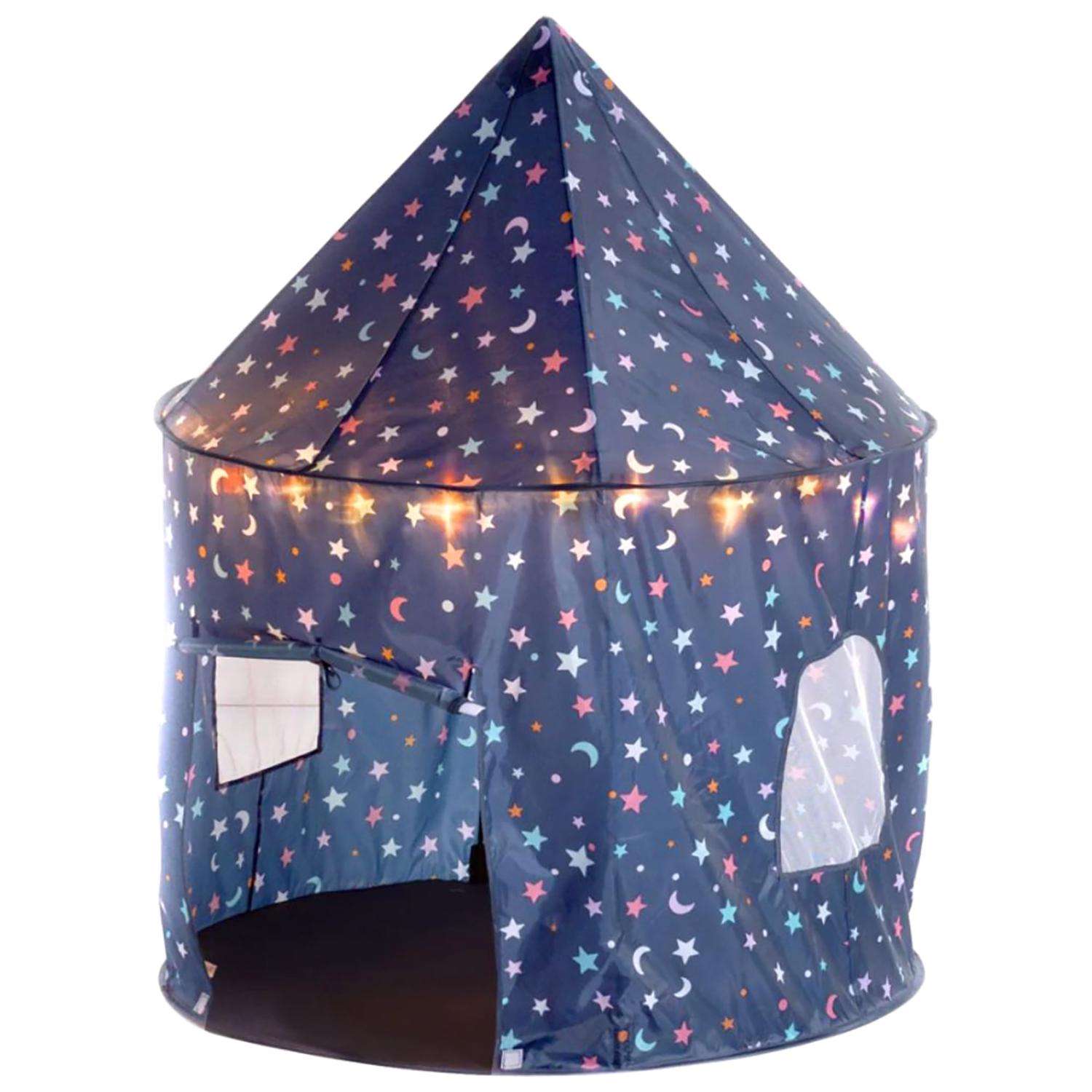 Hearthsong Pop-Up Play Tent with Lights Dark Blue - Ace Hardware