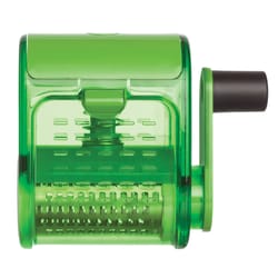 Fante's Cousin Bartolomeo's Green Plastic/Stainless Steel Rotary Cheese Grater