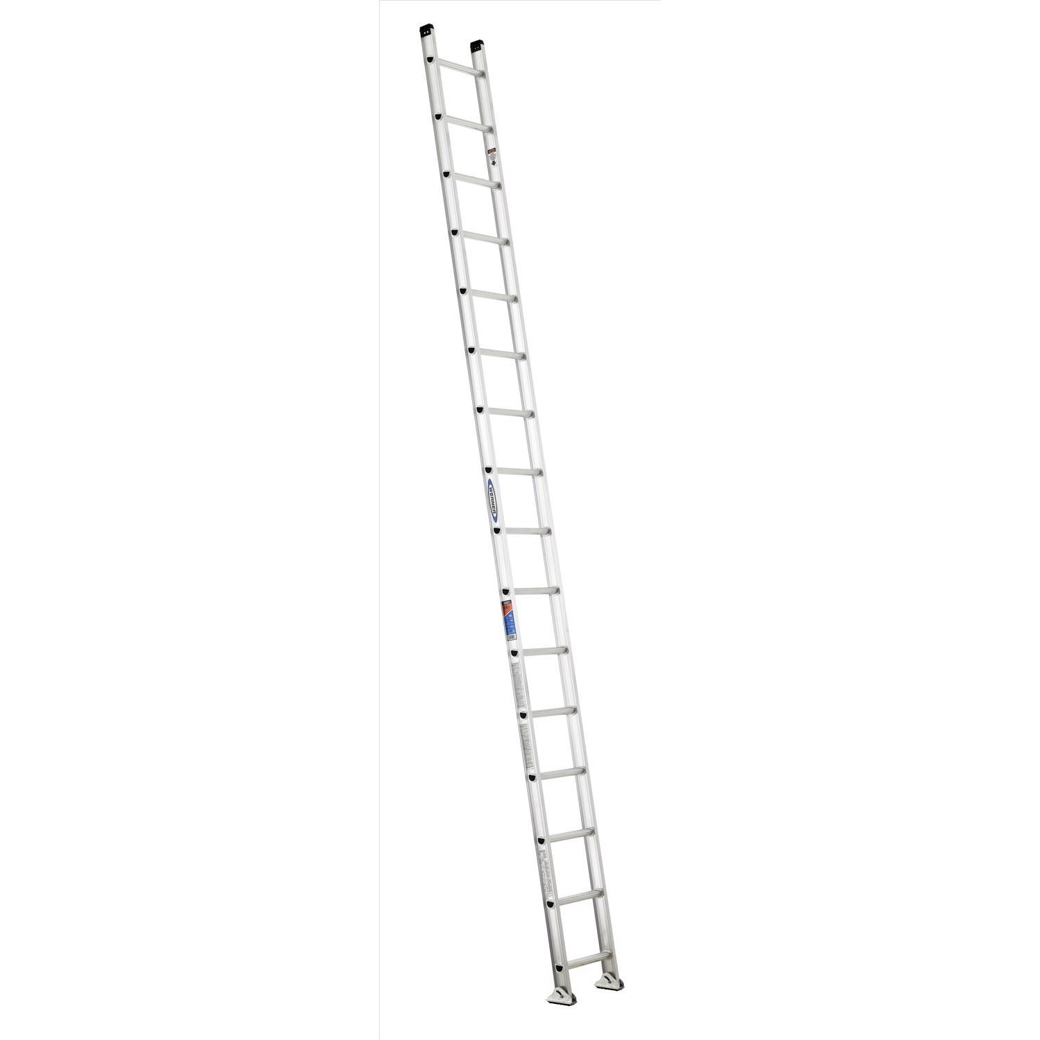 Werner 16 ft. H Aluminum Straight Ladder Type IA 300 lb. capacity Sansujyuku sansujyuku.com