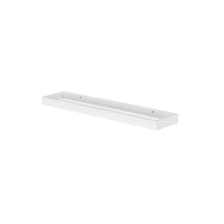 Dolle Loggia 1.6 in. H X 31.5 in. W X 5.9 in. D White Wood Floating Shelf