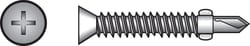HILLMAN No. 10 Ga. X 1-7/16 in. L Phillips Wafer Head Sheet Metal Screws 100 pk