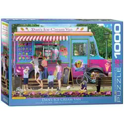 Eurographics Dan's Ice Cream Van Jigsaw Puzzles Multicolored 1000 pc