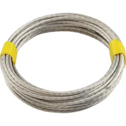 HILLMAN OOK Silver Picture Wire 100 lb 1 pk