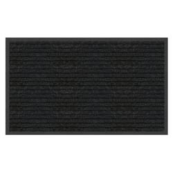 Multy Home Platinum 6 ft. W X 4 ft. L Charcoal Ribbed Polyethylene Utility Mat