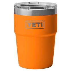 YETI Rambler 16 oz King Crab Orange BPA Free Stackable Tumbler with MagSlider Lid