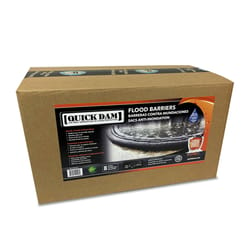 Quick Dam 3.5 in. H X 6.5 in. W X 120 in. L Flood Barrier 8 pk