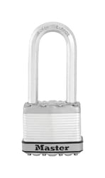 Master Lock Magnum 2 in. W Steel Dual Ball Bearing Locking Weather-Resistant Padlock