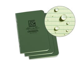 Rite in the Rain 3.25 in. W X 4.625 in. L Side Stapled Green All-Weather Notebook