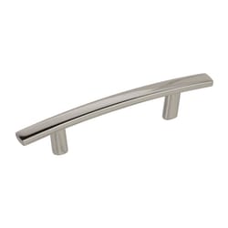 Amerock Cyprus Bar Cabinet Pull 3 in. Polished Nickel 1 pk