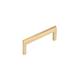 Richelieu Modern Bar Cabinet Pull 3-25/32 in. Aurum Brushed Gold 1 pk