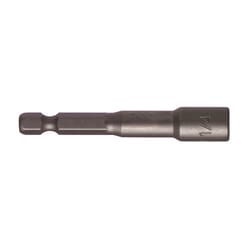 Big Timber 1/4 in. X 2-9/16 in. L Steel Magnetic Nut Setter 25 pc