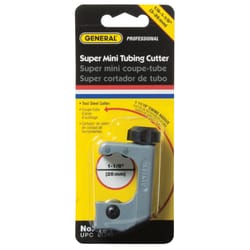 General 1-1/8 in. Mini Tube Cutter Black/Gray