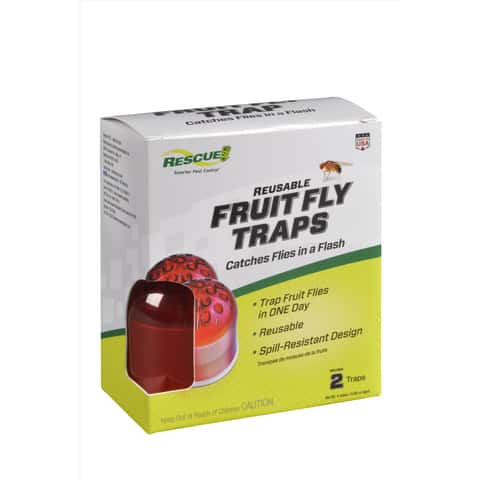 RESCUE! Fruit Fly Trap Attractant Refill 30 Day Supply 10 Pack 