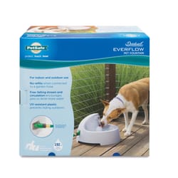 PetSafe Drinkwell Gray Everflow Plastic 192 oz Pet Waterer For Cats/Dogs