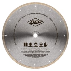 QEP Black Widow Premium Grade 10 in. D X 5/8 in. Thin Steel Diamond Saw Blade 1 pk