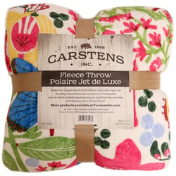 Carstens Inc 68 in. H X 2 in. W X 54 in. L Multicolored Polyester Plush Throw Blanket